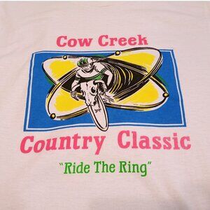 Vintage Collectible Cycling T-shirt: Cow Creek Country Classic "Ride the Ring"